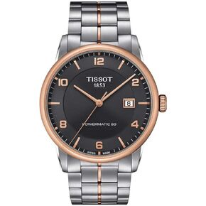 Tissot mens Luxury Stainless Steel Dress Watch Rose Gold 5N,Grey T0864072206700 in Saudi Arabia