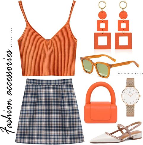 KINIVA مشبك خفيف الوزن على الأقراط للنساء الفتيات، مشبك جلدي على أقراط متدلية متدلية مع مشبك على طوق للأذنين غير المثقوبة، هدايا مجوهرات عصرية للأم in Kuwait