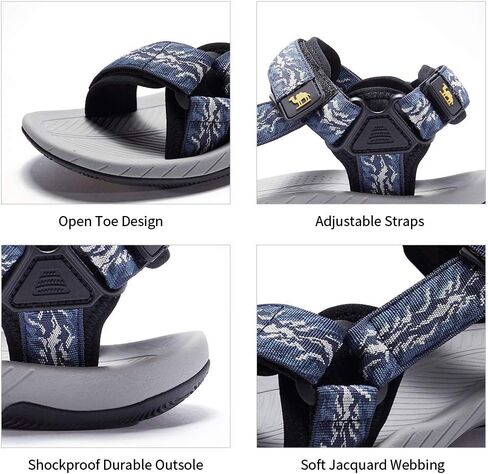 صنادل رياضية للرجال من CAMELSPORTS بحزام خارجي صيفي للشاطئ وصيادي السمك أحذية رياضية للصالة الرياضية والمشي لمسافات طويلة in Kuwait