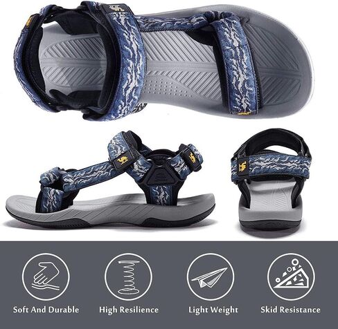 صنادل رياضية للرجال من CAMELSPORTS بحزام خارجي صيفي للشاطئ وصيادي السمك أحذية رياضية للصالة الرياضية والمشي لمسافات طويلة in Kuwait