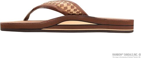 Rainbow Sandals Mens The Bentley Luxury Leather - Double Layer Arch Hand Woven Strap in Kuwait