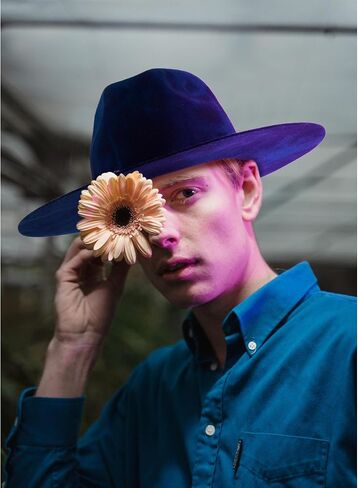 Wide Brim Fedora Hats for Men 100% Australian Wool Vintage Western Hat Felt Panama Hats in Saudi Arabia