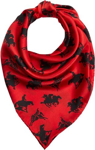 M&F Western Wild Rags Silk Large Patterned Scarf Bandana in Saudi Arabia