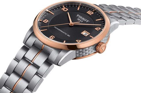Tissot mens Luxury Stainless Steel Dress Watch Rose Gold 5N,Grey T0864072206700 in Saudi Arabia