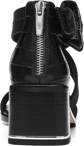 Donald Pliner Women's Heeled Sandal, Black, 7.5 in Kuwait