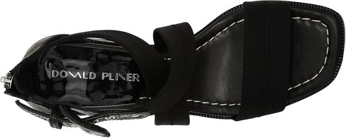 Donald Pliner Women's Heeled Sandal, Black, 7.5 in Kuwait