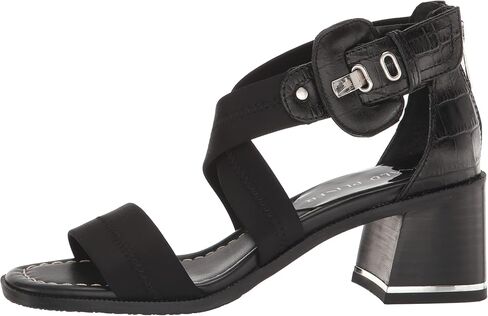 Donald Pliner Women's Heeled Sandal, Black, 7.5 in Kuwait