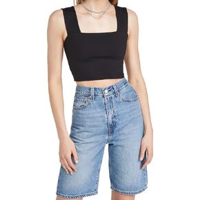 Susana Monaco Women's Wide Strap Crop Top
