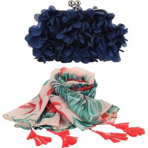 محفظة فوزية كلاتش زهرية للنساء وحقائب السهرة وحقائب اليد in Kuwait