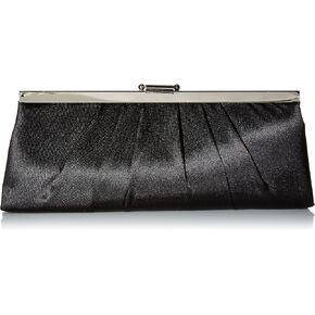 Jessica McClintock Blaire Women's Satin Frame Evening Clutch Bag Purse with Shoulder Chain Included in Saudi Arabia