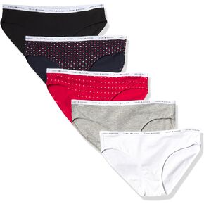 ملابس داخلية قطنية كلاسيكية للنساء من Tommy Hilfiger بقص بيكيني وشورت للأولاد، 5 قطع in Kuwait