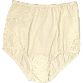 Vanity Fair Women's Perfectly Yours Lace Brief, White in Saudi Arabia