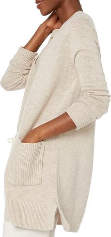 Amazon Essentials Women's Long-Sleeve Jersey Stitch Open-Front Sweater in Saudi Arabia
