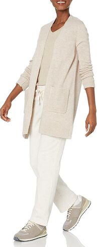 Amazon Essentials Women's Long-Sleeve Jersey Stitch Open-Front Sweater in Saudi Arabia