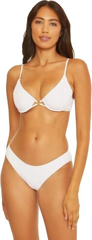 Becca by Rebecca Virtue Women's Standard Moon Ridge Underwire Bra Bikini Top, Adjustable, Swimwear Separates in Saudi Arabia
