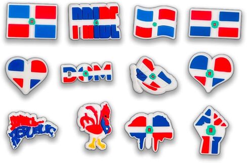 30 قطعة من سحر التمساح الدومينيكان سحر الدومينيكان لأحذية قبقاب التمساح الصنادل وأساور المعصم الديكور سحر التمساح جمهورية الدومينيكان للبالغين من الرجال والنساء للحفلات in Kuwait