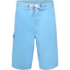 Nonwe Men's Solid Lightweight Beach Shorts Half Pants with Lining
