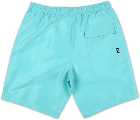 Neff Men's Standard 9" Quick Dry Swim Trunks with Lining, Aqua Blue, 2X-Large in Saudi Arabia