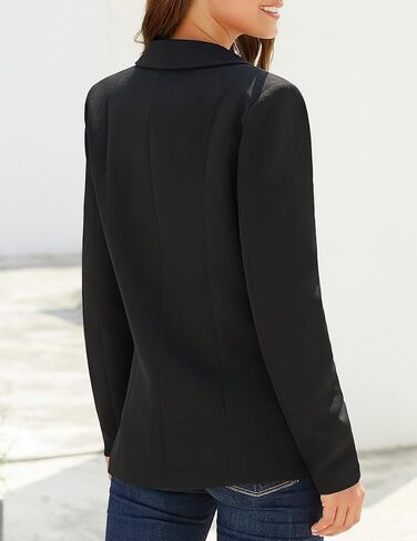 بدلة بليزر نسائية كاجوال من LookbookStore بأزرار فضفاضة للعمل والمكتب in Kuwait