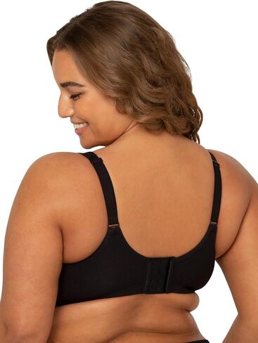 Fit For Me By Fruit of the Loom Women's Plus Size Cotton Unlined Underwire Bra-Pinch-Free Straps - Side and Back Smoothing in Kuwait