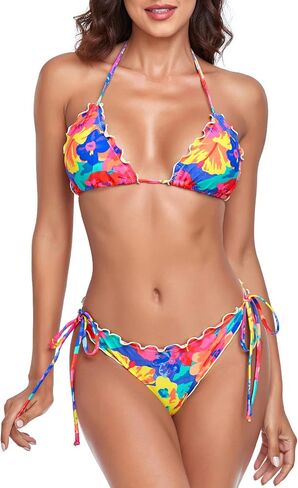 RELLECIGA Women's Wavy Bikini Set in Kuwait