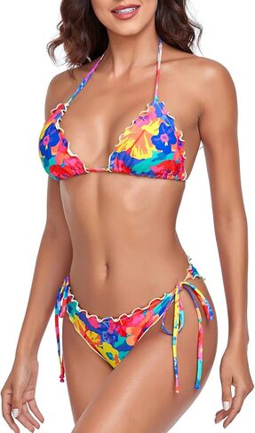 RELLECIGA Women's Wavy Bikini Set in Kuwait