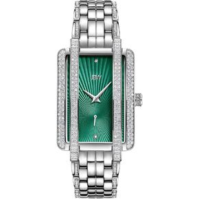 JBW Luxury Women's Mink J6358 0.12 ctw 12 Diamond Gold Plated Wrist Watch with Stainless Steel Bracelet, 28mm in Saudi Arabia