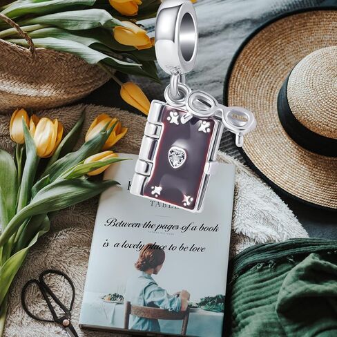 QeenseKc Graduation Girl Reading Book 2023 Charm Bead for Pandora Bracelet Necklace in Saudi Arabia