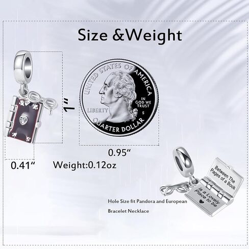 QeenseKc Graduation Girl Reading Book 2023 Charm Bead for Pandora Bracelet Necklace in Saudi Arabia