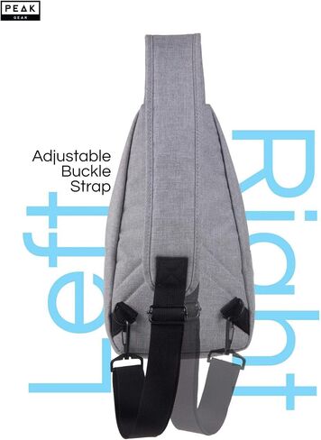 حقيبة ظهر وحقيبة نهارية من Peak Gear Compact Sling Crossbody. معرف المفقود والموجود مدى الحياة in Kuwait