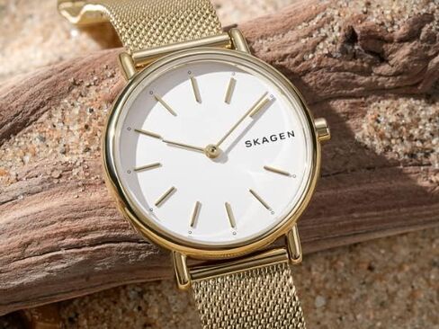 للنساء من skagen signatur steel-mesh ساعة in Kuwait