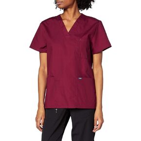 Adar Universal Scrubs for Women - Snap Front Scrub Top
