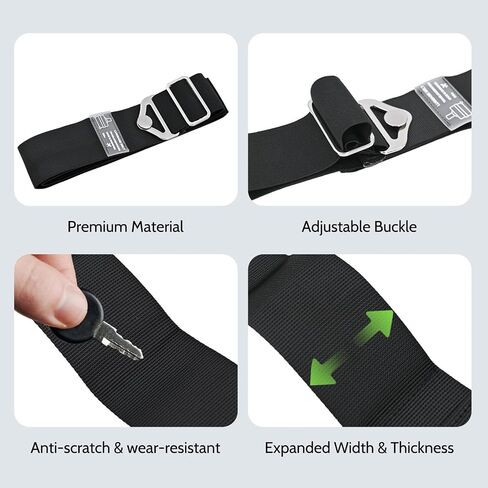 Collwait 2-in-1 Adjustable Luggage Belt Luggage Accessories, Luggage Straps for Suitcases Add a Bag, Travel Belt for Luggage Over Handle, Luggage Strap for Carry on Bag, Travel Bag Strap for Luggage in Saudi Arabia