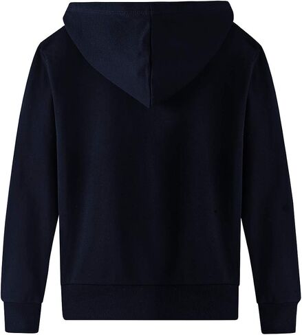 Spring&Gege Youth Solid Fleece Hoodies Soft Full Zip Hooded Sweatshirts for Children (3-12 Years) in Saudi Arabia