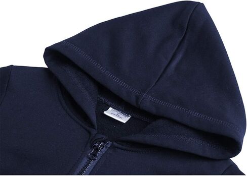 Spring&Gege Youth Solid Fleece Hoodies Soft Full Zip Hooded Sweatshirts for Children (3-12 Years) in Saudi Arabia