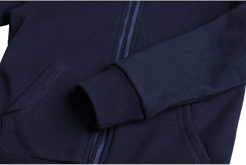 Spring&Gege Youth Solid Fleece Hoodies Soft Full Zip Hooded Sweatshirts for Children (3-12 Years) in Saudi Arabia