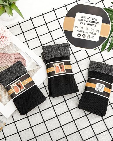 Henoyso 150 Pairs Thermal Socks Bulk Socks Thick Winter Socks Unisex One Size Socks for Men Women Homeless Care Package, Black in Saudi Arabia