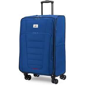 Verdi Travel Carry On Luggage with Spinner Wheels Softshell Lightweight Expandable 20 Inch Suitcase with USB Charging Port and 8-wheel Spinners Carryon Bag