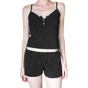 Lnzyyephy Women Floral Print Two Pieces Outfit Y2K Sleeveless Cami Cropped Tank Tops High Waist Shorts Pajamas Set