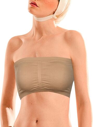 حمالة صدر نسائية مبطنة من TIME AND RIVER، طبقة أساسية بدون حمالات، 1-3 عبوات in Kuwait