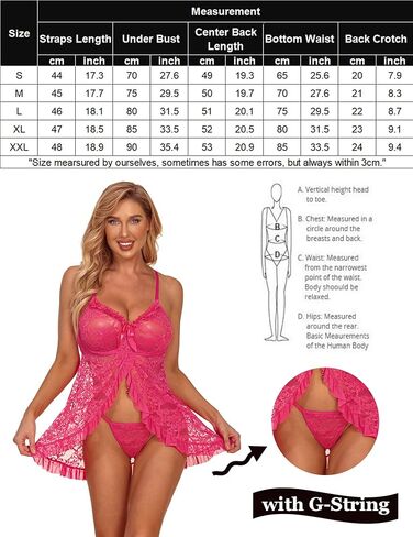 ADOME Women Babydoll Lingerie With Underwire Lace Chemise Sleepwear Bridal Lingerie Dress in Saudi Arabia