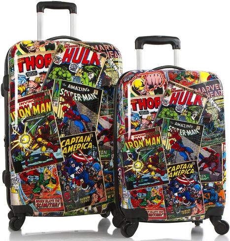 Marvel Comics Lightweight 2-PC Hardside Expandable Spinner Luggage Set (Multi) in Saudi Arabia