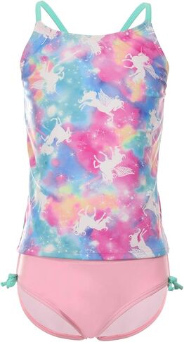 Dayu Girls' Summer Dream Tankini Two Piece Swimsuit in Kuwait