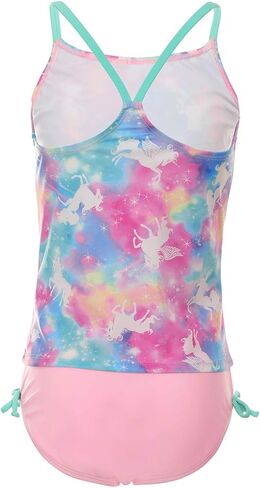 Dayu Girls' Summer Dream Tankini Two Piece Swimsuit in Kuwait