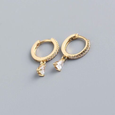 Dainty Huggie Hoop Earrings with Dangle for Women Girls, Small Hoop Earring with Charm - Pearl, Coin, Moon Star, Butterfly, 18K Gold Plated Sterling Silver Minimalist Jewelry Gift Set for Her in Saudi Arabia