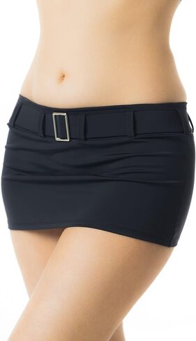 Pin Up Doll Flirtatious Low Rise and Belted Mini Skirt in Kuwait