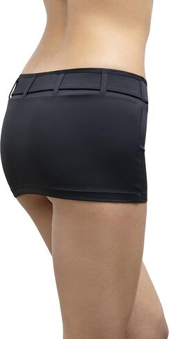 Pin Up Doll Flirtatious Low Rise and Belted Mini Skirt in Kuwait
