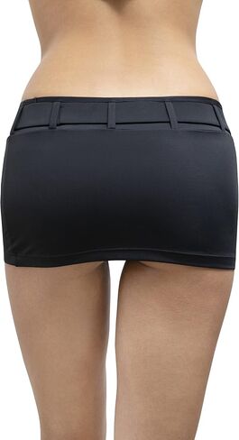Pin Up Doll Flirtatious Low Rise and Belted Mini Skirt in Kuwait