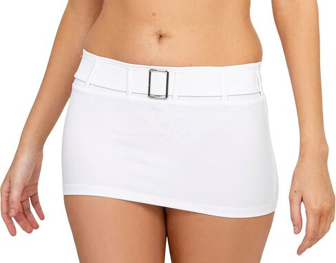 Pin Up Doll Flirtatious Low Rise and Belted Mini Skirt in Kuwait