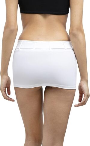 Pin Up Doll Flirtatious Low Rise and Belted Mini Skirt in Kuwait
